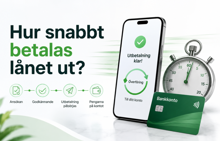 hur snabbt lån
