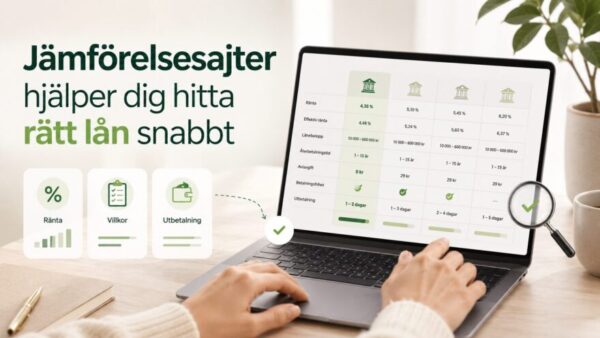 Jämförelsesajter hjälper dig hitta rätt lån snabbt