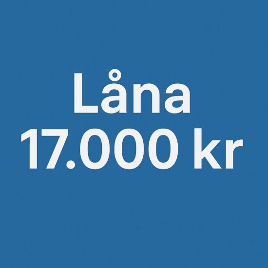 låna 17000 kr
